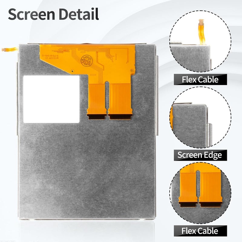 BEXUPULL for Nintendo 2DS Screen Replacement for Nintendo 2DS LCD Screen Repair Kit for Nintendo 2DS Display Replacement Black (Without Touch Digitizer) - Image 3